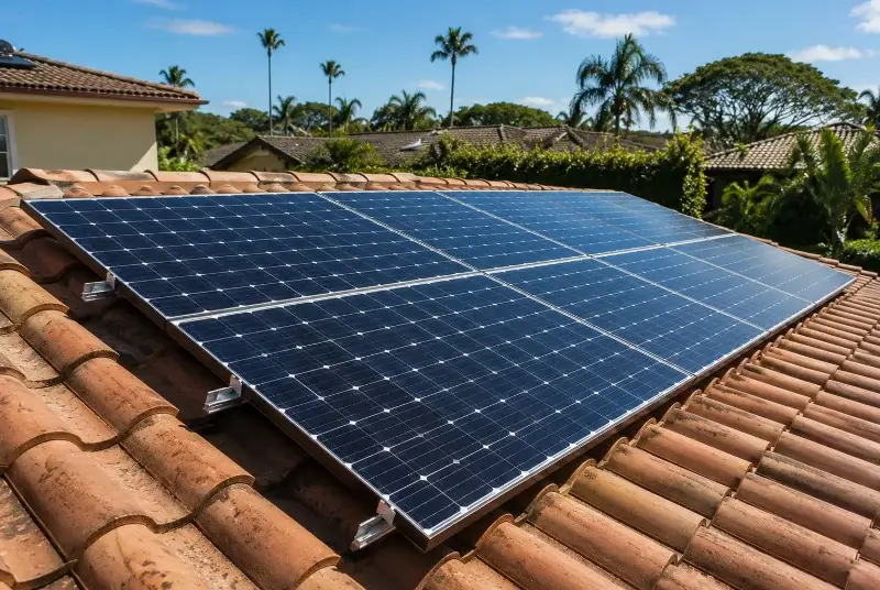 Installation de panneaux solaires à Comps